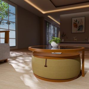 Plum Center Table